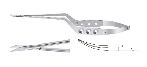 ЯЗЕРГІЛ МІКРО НОЖИЦІ БАГНЕТОВ. ВИГН. ВВЕРХ ГОСТР./ГОСТР.225MM